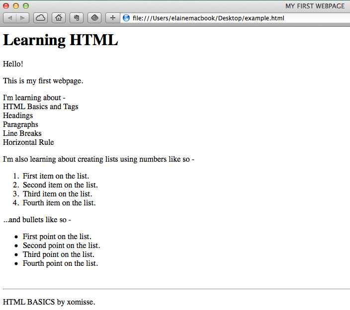 Creating-lists-in-html
