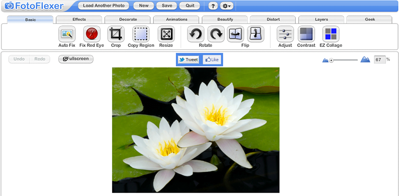 FotoFlexer - alternatives to photoshop online