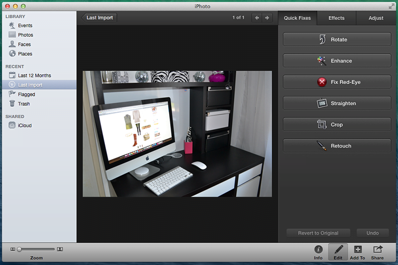 iPhoto - alternative to photoshop review