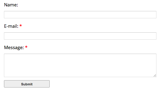 add a contact form to a page on blogger