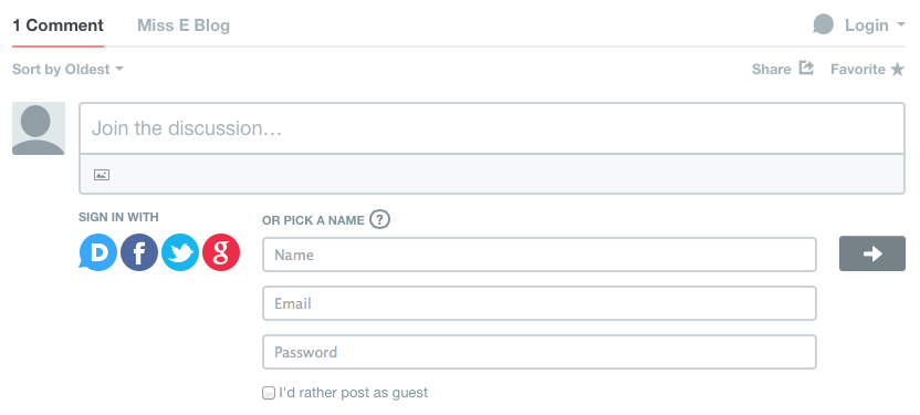 disqus comments - features, pros, cons