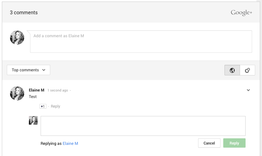 google plus comments - features, pros, cons