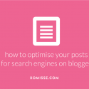 How to SEO your blog posts on Blogger – Video Walkthrough with FREE checklist