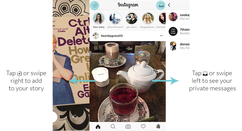 Getting started with Instagram Stories - Adding to your story and navigating the new features