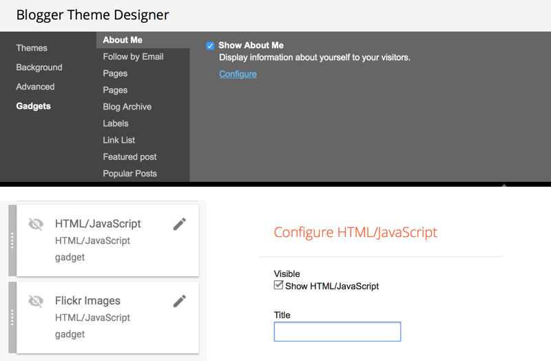 Blogger introduce new responsive themes 2017 - Gadget Visibility