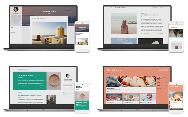 New new responsive Blogger Blogspot Themes 2017