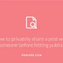Need to show a brand your content before publishing? Here’s how others can preview your post on WordPress…