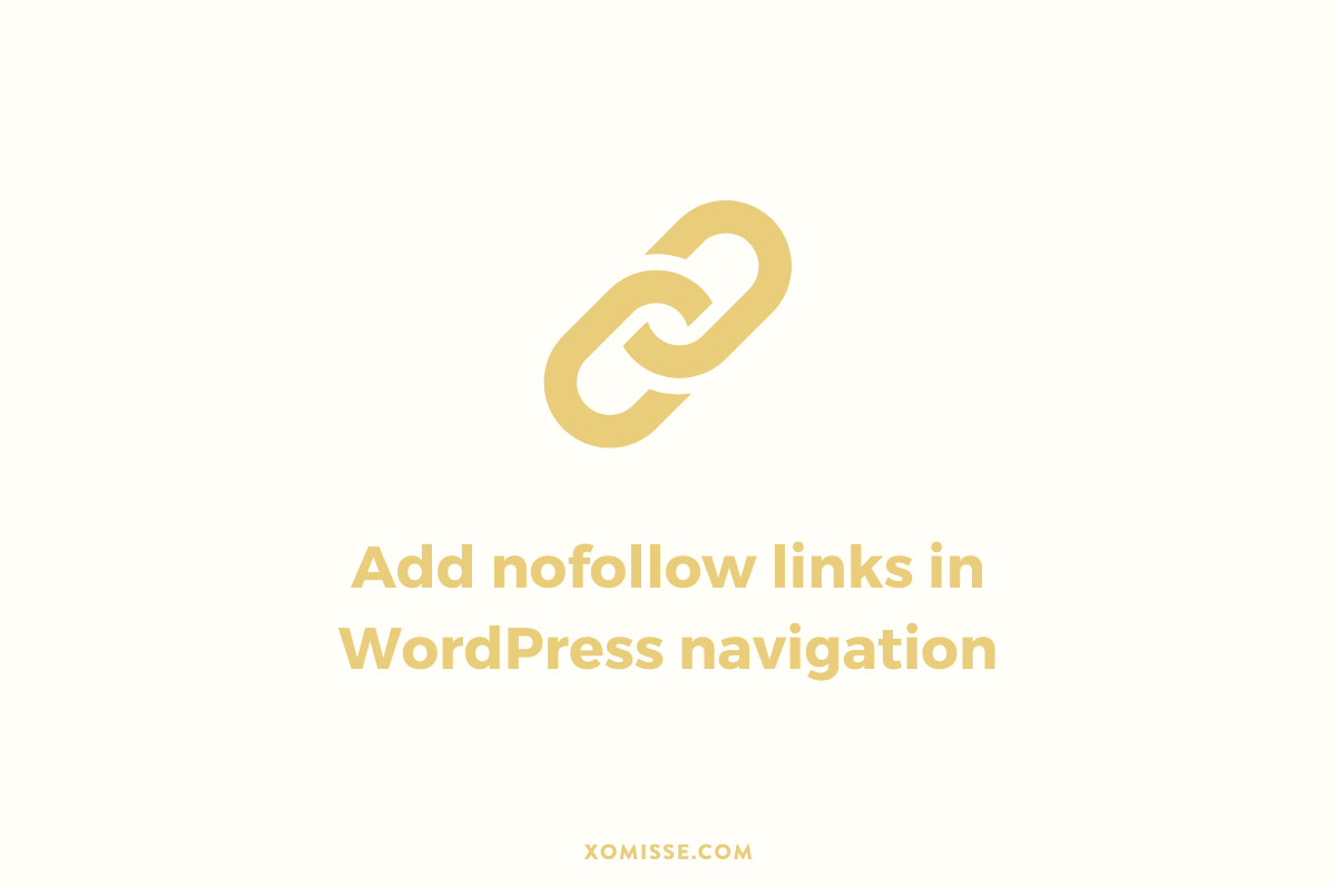 How to add nofollow links in WordPress navigation menus (and open in a new tab)