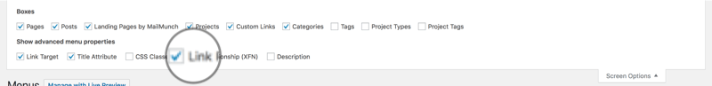 How to add nofollow links in WordPress navigation menus (and make navigation links open in new tab/window)