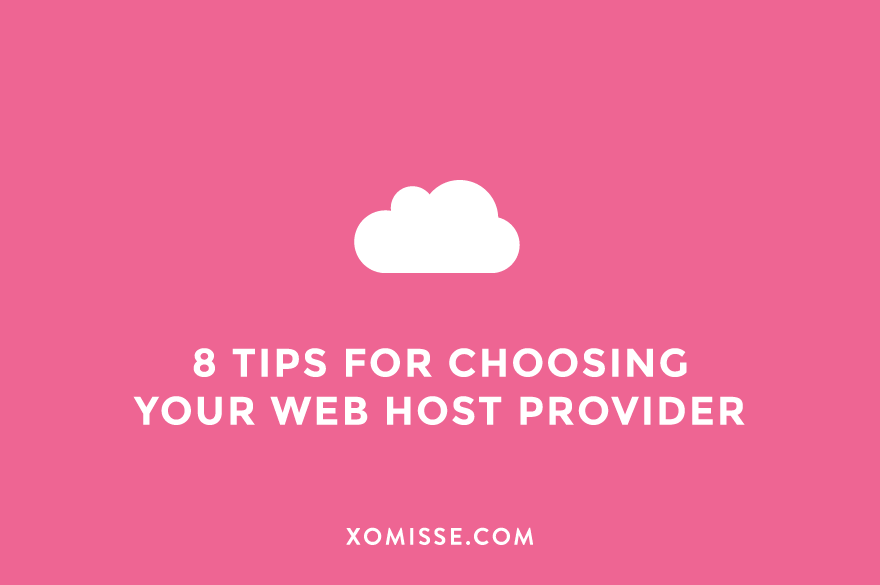 8 factors to consider when choosing a web host provider for your blog