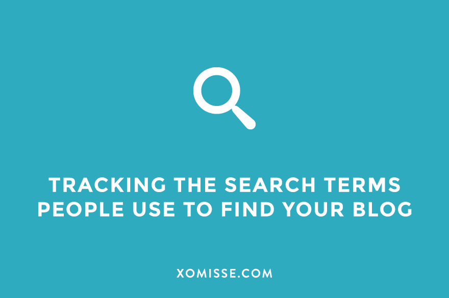 Knowing the search terms people are using to find your blog for SEO
