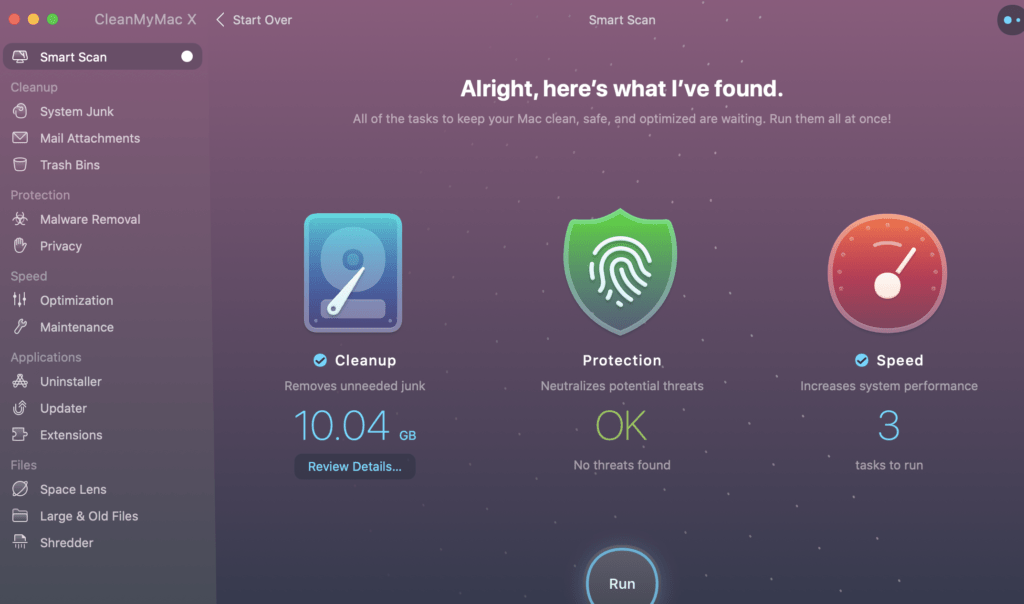 Clean My Mac X app review on Setapp