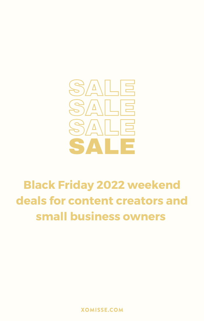 20+ discounts for content creators, small business owners and WordPress users – Black Friday 2022