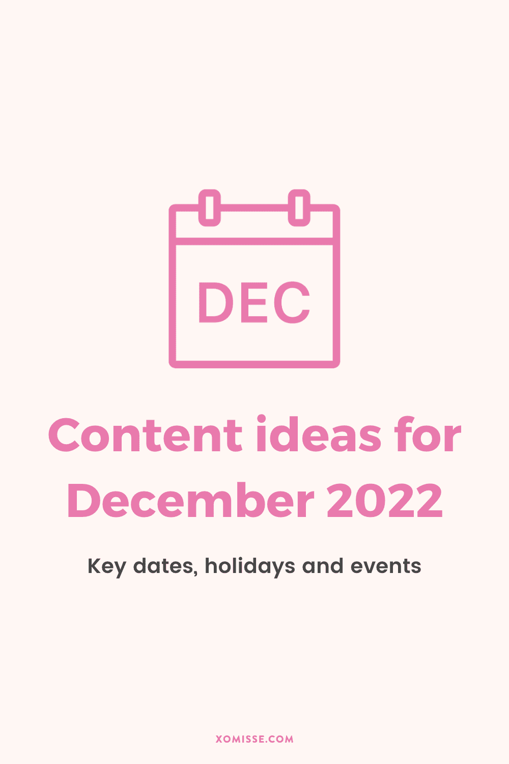 Your December content calendar: creative ideas to avoid writer’s block