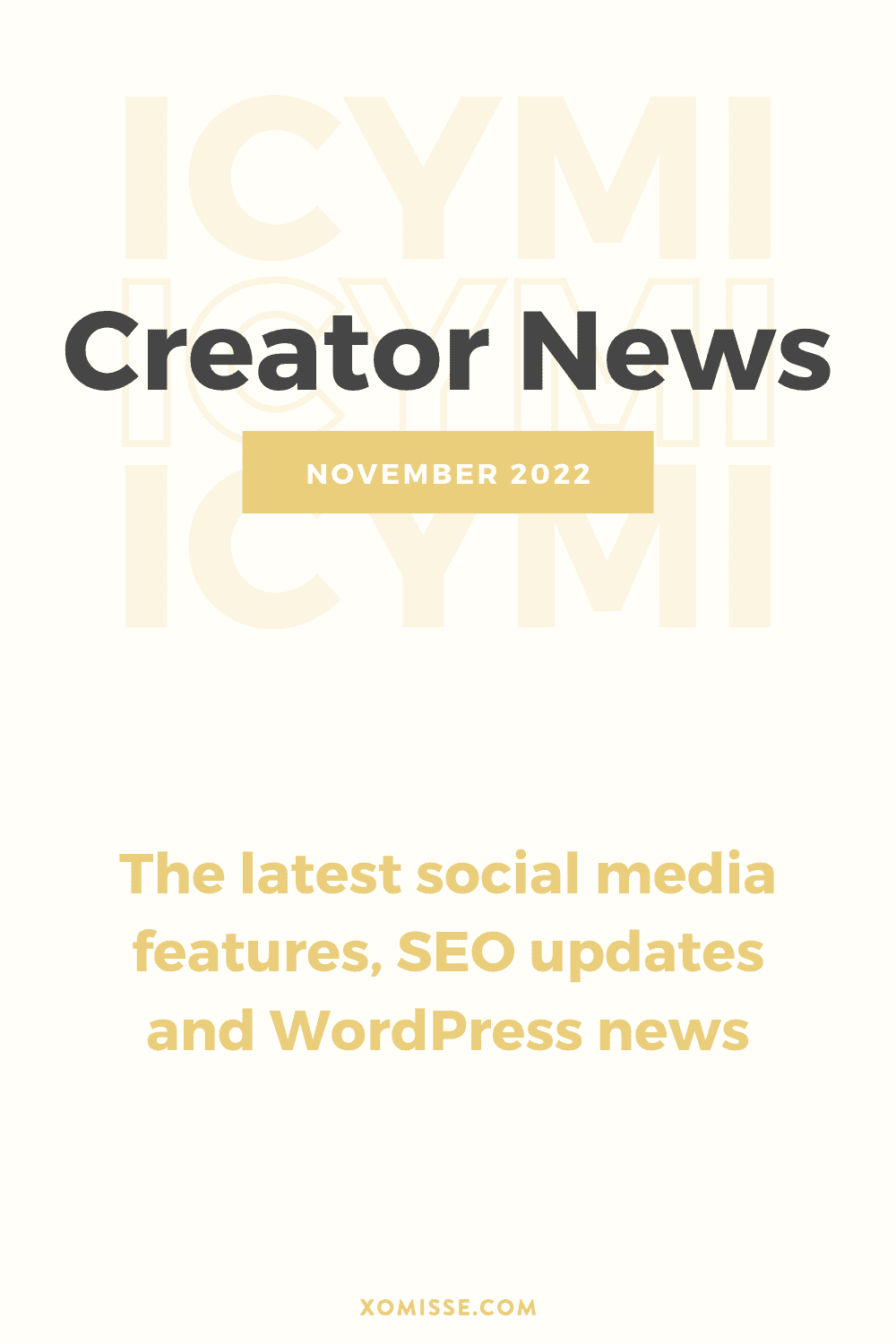 Instagram Social Channels, PHP 7.4 abandoned and Google frown upon guest blogging – ICYMI November 2022